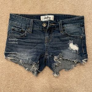 Daytrip distressed denim shorts